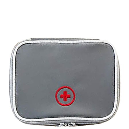 Bagshoestore,Medicine Pouch,สีเทา ,กระเป๋าใส่ยารักษาโรค