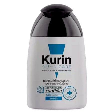 Kurin Care Gentle Care For Men #สูตรเย็น 90ml เจลทำความสะอาดจุดซ่อนเร้นชาย ยับยั้งแบคทีเรียได้ 99.99% สะอาด ให้ความชุ่มชื้น และช่วยเสริม ฟีโรโมน ให้น่าดึงดูด