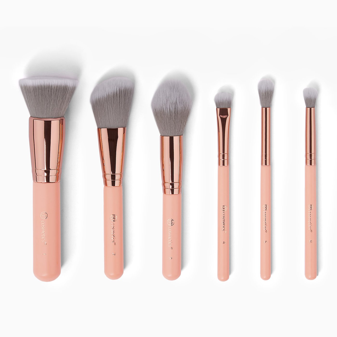 BH Cosmetics Petite Chic - 6 Piece Mini Brush Set