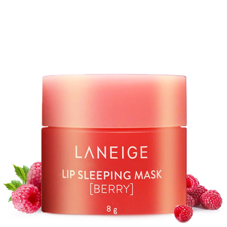 Laneige Lip Sleeping Mask #Berry 8g สินค้าขายดี !! มาสก์บำรุงริมฝีปากกลิ่นเบอร์รี่น่ารัก สินค้าหายากที่สาวๆต้องมี มอบริมฝีปากนุ่มเด้งกว่าใคร