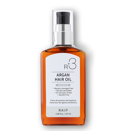 Raip Raip R3 Argan Hair Oil #Uncented 100 ml น้ำมันอาร์แกนบำรุงผม เส้นผมของคุณเงางามและเด้ง ซ่อมแซมผมเสีย ถูกดูดซึมอย่างรวดเร็ว สำหรับผมทุกประเภท ที่สำคัญผมนุ่มไม่เหนียวเนอะหนะ